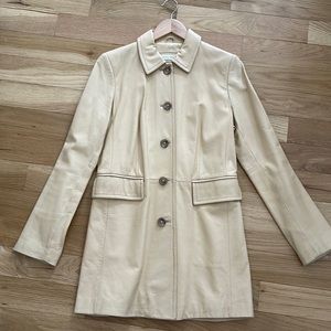 Banana Republic Leather Coat